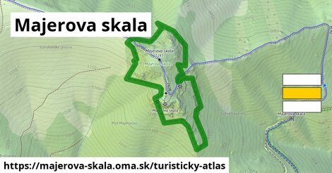 ikona Turistická mapa turisticky-atlas v majerova-skala