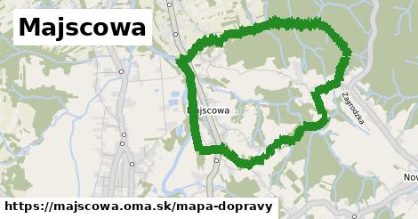 ikona Majscowa: 0 m trás mapa-dopravy v majscowa