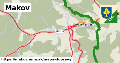 ikona Mapa dopravy mapa-dopravy v makov