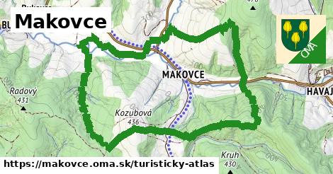 ikona Turistická mapa turisticky-atlas v makovce