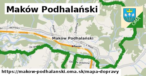 ikona Mapa dopravy mapa-dopravy v makow-podhalanski