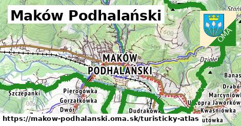 ikona Turistická mapa turisticky-atlas v makow-podhalanski
