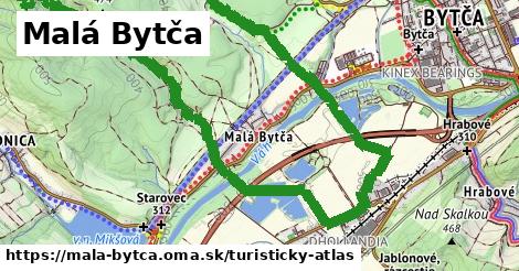 ikona Malá Bytča: 0 m trás turisticky-atlas v mala-bytca
