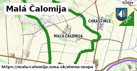 ikona Zimná mapa zimna-mapa v mala-calomija