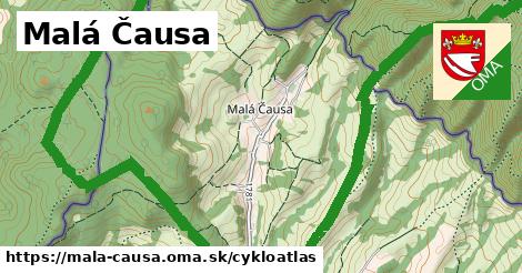 ikona Malá Čausa: 7,6 km trás cykloatlas v mala-causa