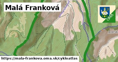 ikona Malá Franková: 8,6 km trás cykloatlas v mala-frankova