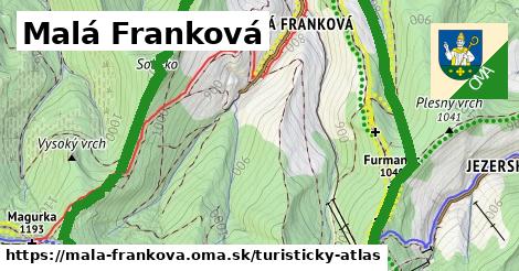 ikona Malá Franková: 0 m trás turisticky-atlas v mala-frankova