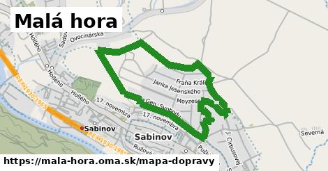ikona Mapa dopravy mapa-dopravy v mala-hora