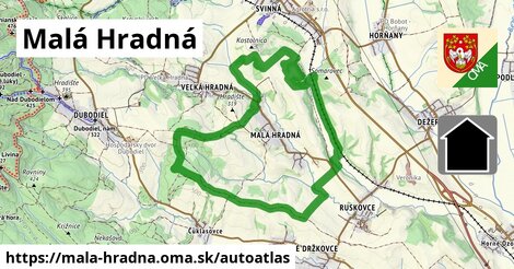 ikona Mapa autoatlas v mala-hradna