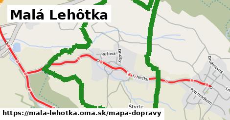 ikona Malá Lehôtka: 1,54 km trás mapa-dopravy v mala-lehotka