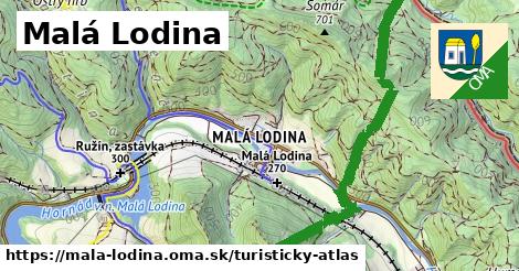 ikona Malá Lodina: 40 km trás turisticky-atlas v mala-lodina