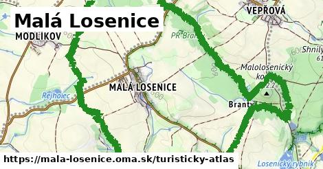 ikona Turistická mapa turisticky-atlas v mala-losenice