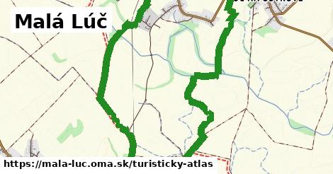 ikona Malá Lúč: 1,41 km trás turisticky-atlas v mala-luc