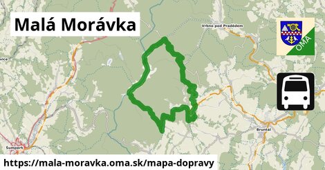 ikona Mapa dopravy mapa-dopravy v mala-moravka