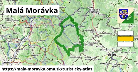 ikona Turistická mapa turisticky-atlas v mala-moravka