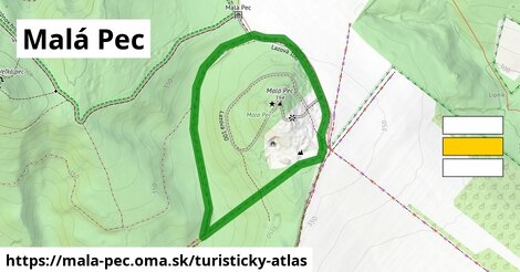 ikona Turistická mapa turisticky-atlas v mala-pec