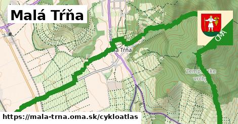 ikona Malá Tŕňa: 5,7 km trás cykloatlas v mala-trna