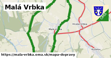 ikona Mapa dopravy mapa-dopravy v mala-vrbka