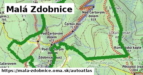 ikona Mapa autoatlas v mala-zdobnice