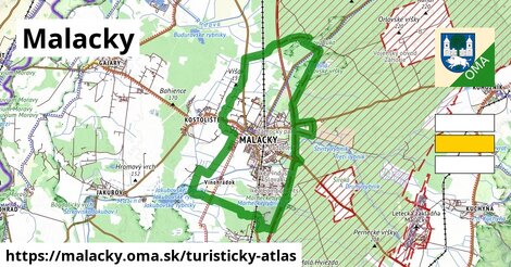 ikona Turistická mapa turisticky-atlas v malacky