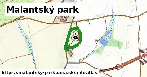 ulice v Malantský park