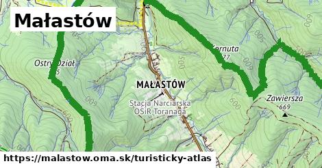 ikona Turistická mapa turisticky-atlas v malastow