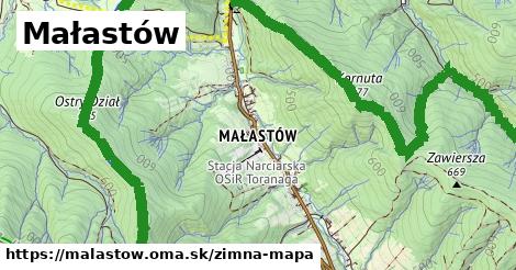 ikona Zimná mapa zimna-mapa v malastow