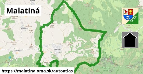 ikona Mapa autoatlas v malatina