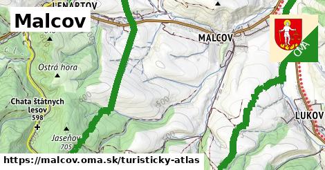 ikona Turistická mapa turisticky-atlas v malcov