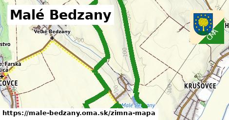 ikona Malé Bedzany: 0 m trás zimna-mapa v male-bedzany