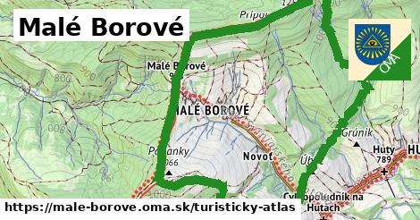 ikona Malé Borové: 0 m trás turisticky-atlas v male-borove