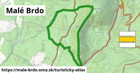 ikona Turistická mapa turisticky-atlas v male-brdo