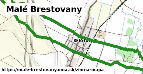 ikona Malé Brestovany: 0 m trás zimna-mapa v male-brestovany
