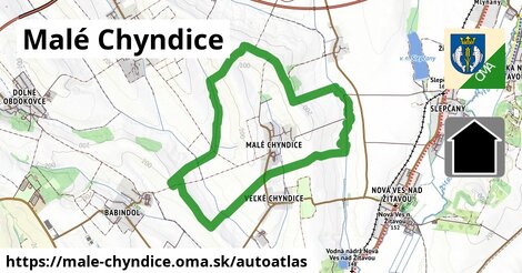 ikona Mapa autoatlas v male-chyndice