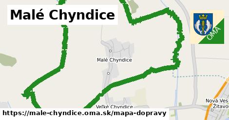 ikona Malé Chyndice: 0 m trás mapa-dopravy v male-chyndice
