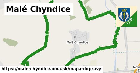 ikona Malé Chyndice: 0 m trás mapa-dopravy v male-chyndice