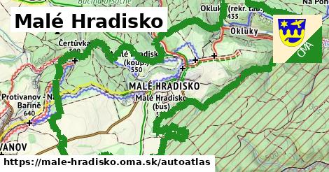 ikona Mapa autoatlas v male-hradisko