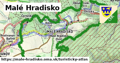 ikona Turistická mapa turisticky-atlas v male-hradisko