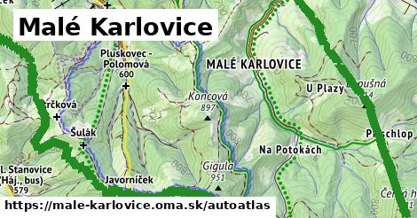 ikona Mapa autoatlas v male-karlovice