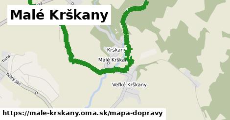ikona Malé Krškany: 0 m trás mapa-dopravy v male-krskany