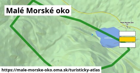 ikona Malé Morské oko: 0 m trás turisticky-atlas v male-morske-oko