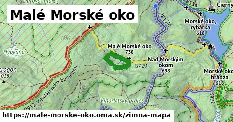 ikona Zimná mapa zimna-mapa v male-morske-oko