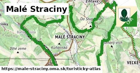 ikona Malé Straciny: 0 m trás turisticky-atlas v male-straciny