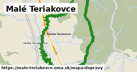 ikona Malé Teriakovce: 4,1 km trás mapa-dopravy v male-teriakovce