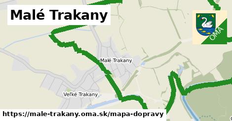ikona Malé Trakany: 0 m trás mapa-dopravy v male-trakany