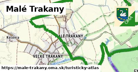 ikona Malé Trakany: 8,1 km trás turisticky-atlas v male-trakany