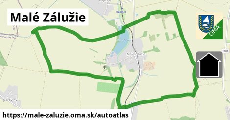 ikona Mapa autoatlas v male-zaluzie