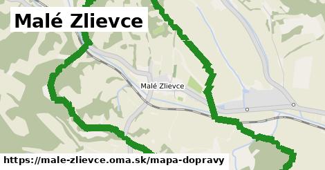 ikona Malé Zlievce: 0 m trás mapa-dopravy v male-zlievce