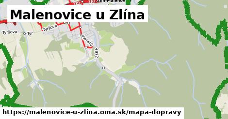 ikona Mapa dopravy mapa-dopravy v malenovice-u-zlina