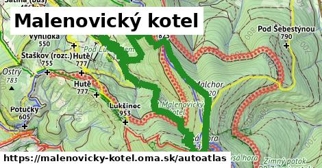 ikona Mapa autoatlas v malenovicky-kotel